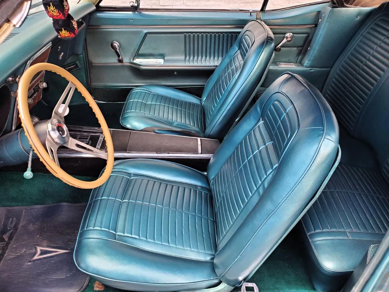 1967 Pontiac Firebird 2dr Convertible - Blue exterior view 5