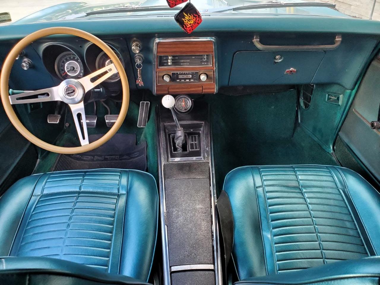 1967 Pontiac Firebird 2dr Convertible - Blue exterior view 6