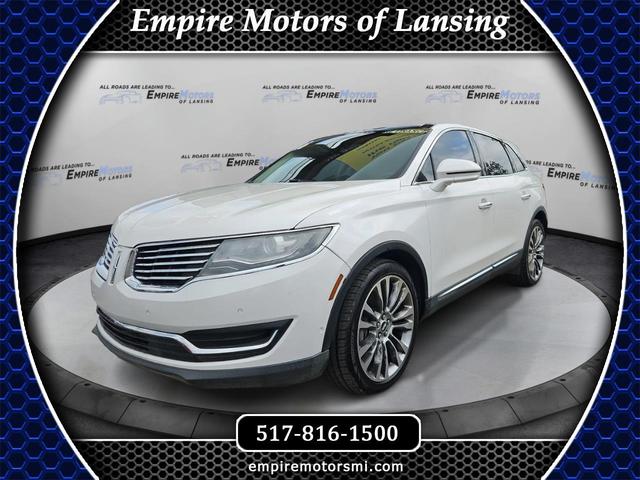 White 2016 Lincoln MKX SUV / Crossover All-Wheel Drive