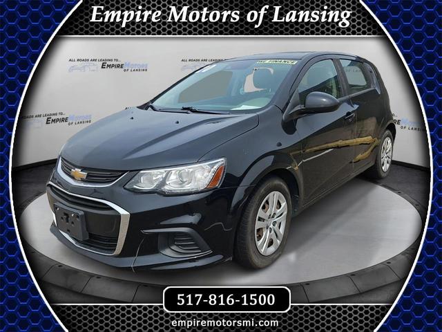 Black 2020 Chevrolet Sonic Hatchback Front-Wheel Drive Automatic