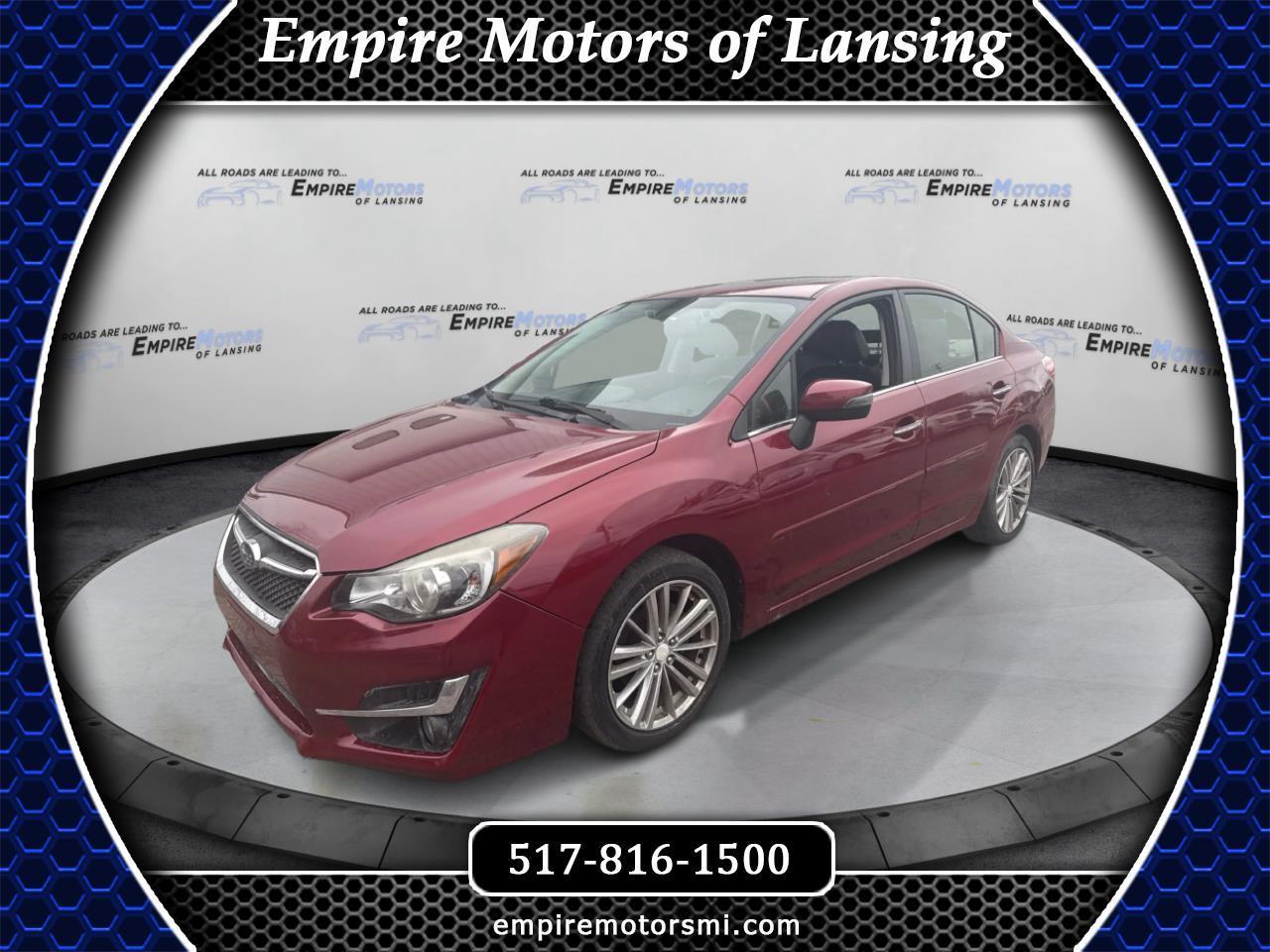 Subaru Impreza 2.0i Limited PZEV 4-Door 2016