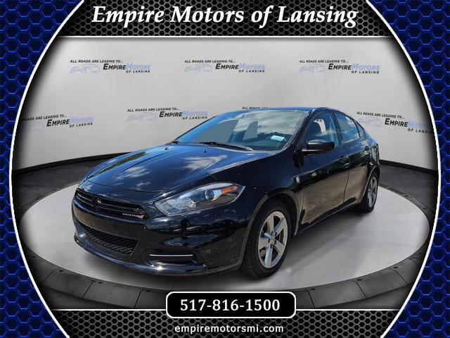 Black 2016 Dodge Dart SXT FWD Sedan Front-Wheel Drive Automatic