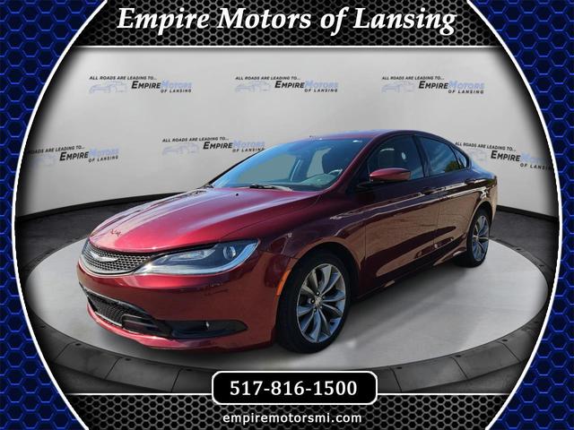 Red (Burgundy) 2016 Chrysler 200 Sedan All-Wheel Drive Automatic