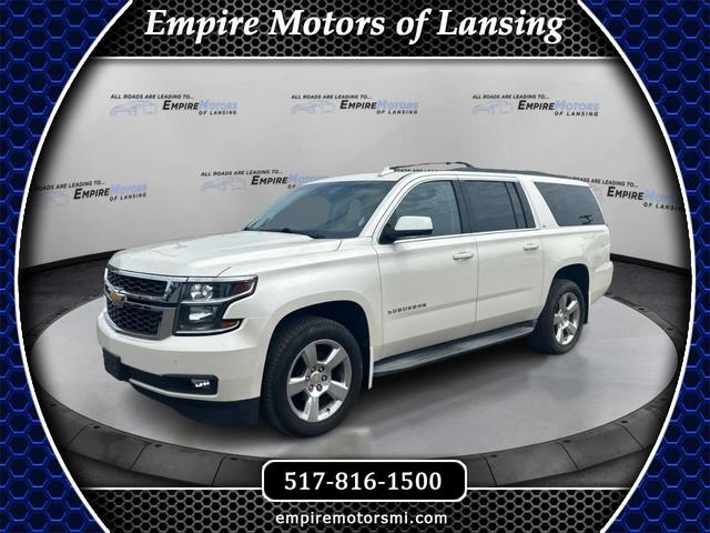 White 2015 Chevrolet Suburban SUV / Crossover Four-Wheel Drive Automatic