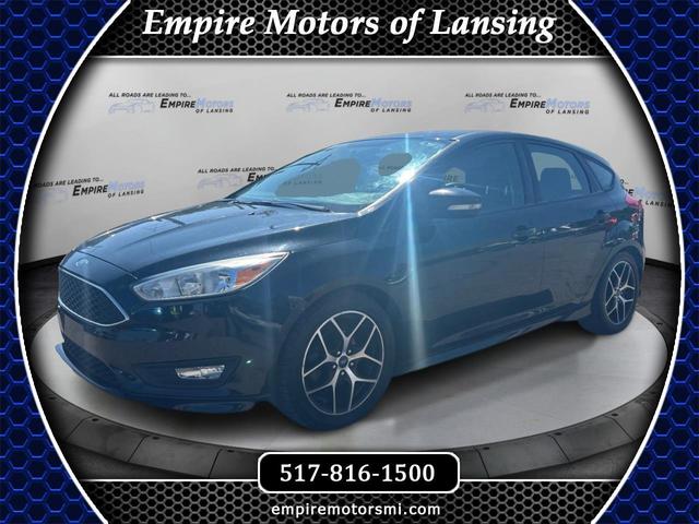 Black 2015 Ford Focus Hatchback Front-Wheel Drive Automatic
