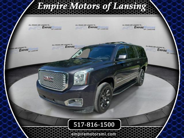 Gray 2015 GMC Yukon XL SUV / Crossover Four-Wheel Drive Automatic