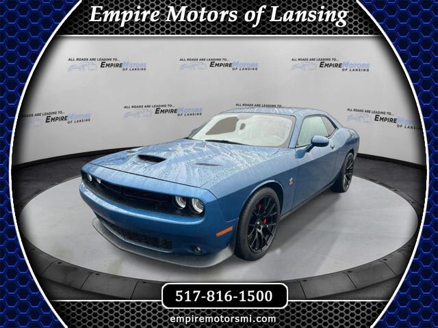 Blue 2022 Dodge Challenger Coupe Rear-Wheel Drive Automatic
