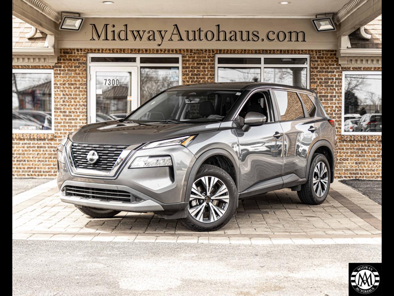 Gray 2022 Nissan Rogue SUV / Crossover Front-Wheel Drive Continuously Variable Transmission