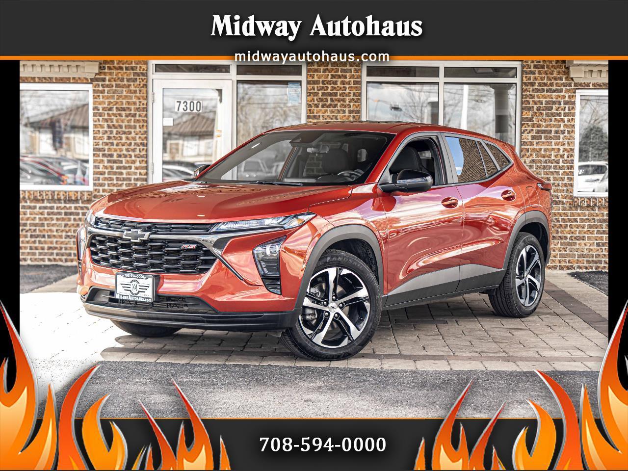 Orange 2024 Chevrolet Trax SUV / Crossover Front-Wheel Drive Automatic