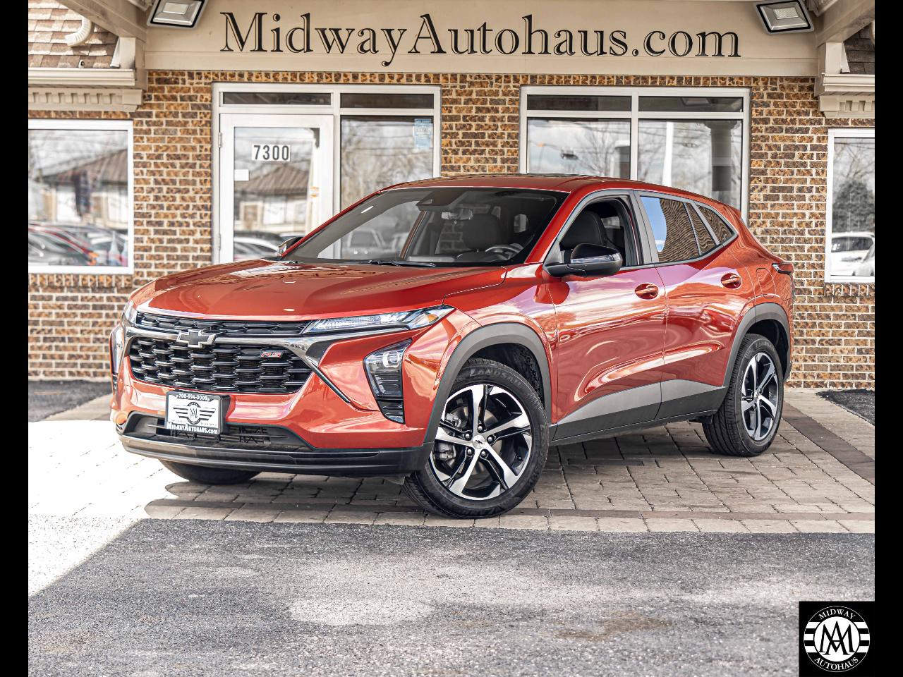 Orange 2024 Chevrolet Trax SUV / Crossover Front-Wheel Drive Automatic