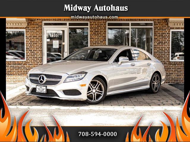 Silver 2015 Mercedes-Benz CLS Sedan All-Wheel Drive Automatic