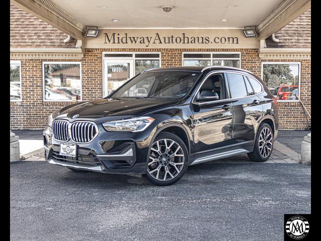 Black 2021 BMW X1 SUV / Crossover Front-Wheel Drive Automatic