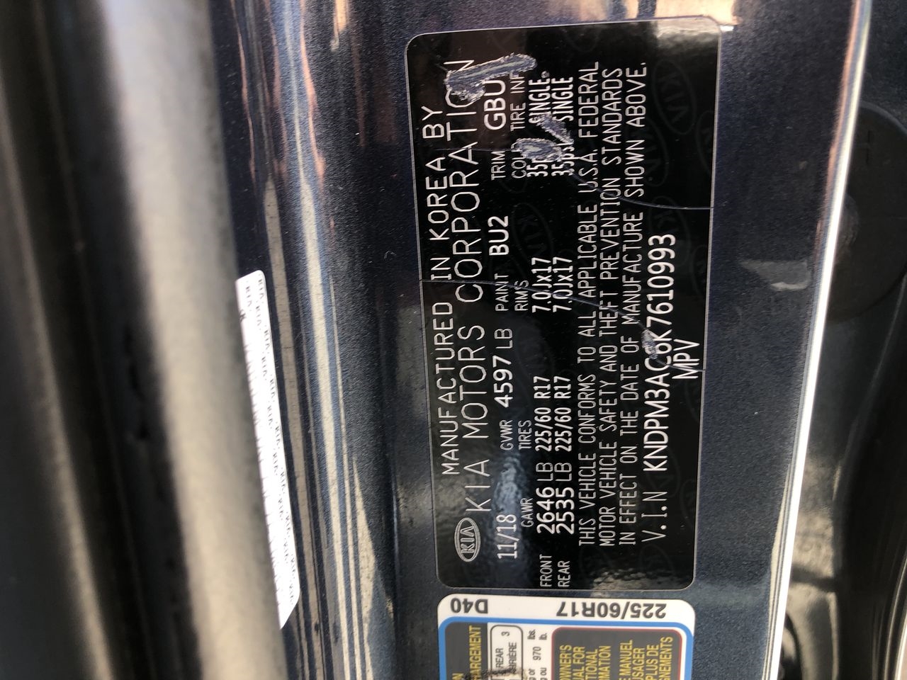 Kia Sportage LX FWD 2019 Kia Sportage LX FWD 2019