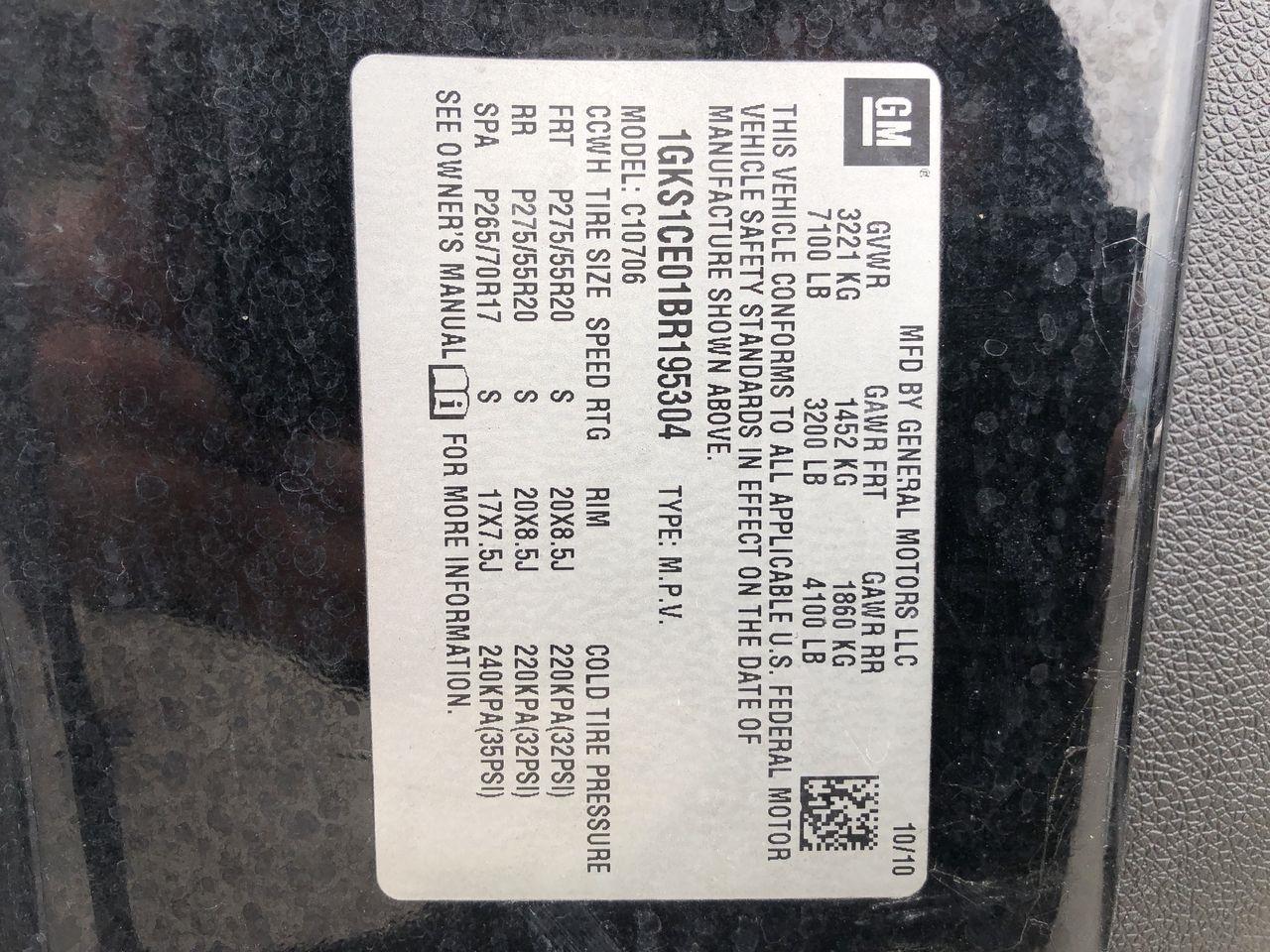 GMC Yukon 2WD 4dr 1500 SLT 2011