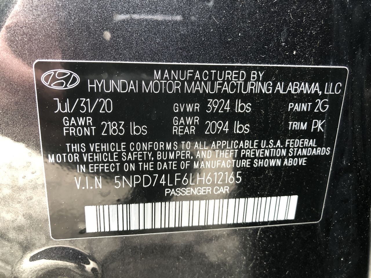 Hyundai Elantra SE IVT 2020