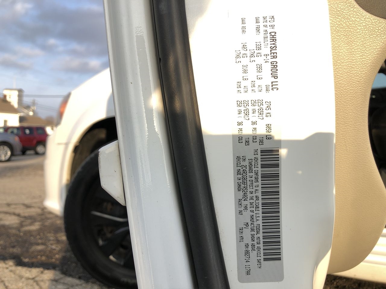 Dodge Grand Caravan 4dr Wgn SE 2015