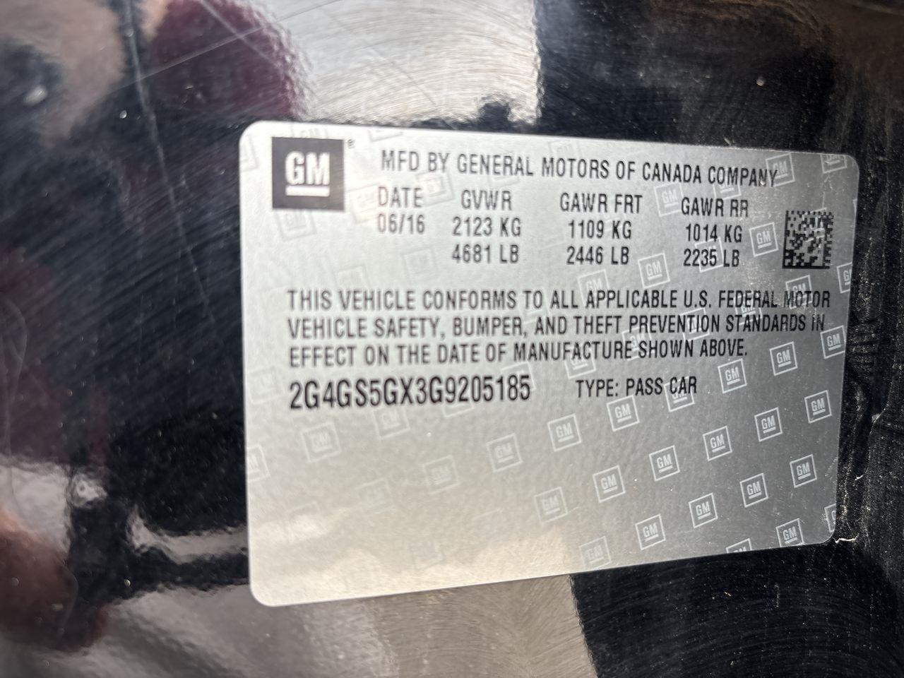 Buick Regal 4dr Sdn Premium II FWD 2016