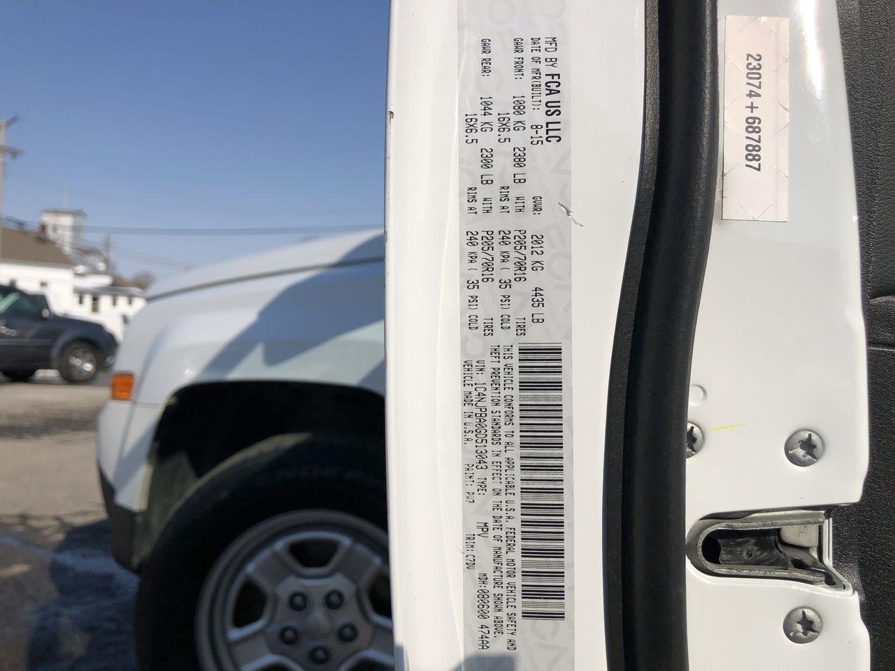 Jeep Patriot FWD 4dr Sport 2016