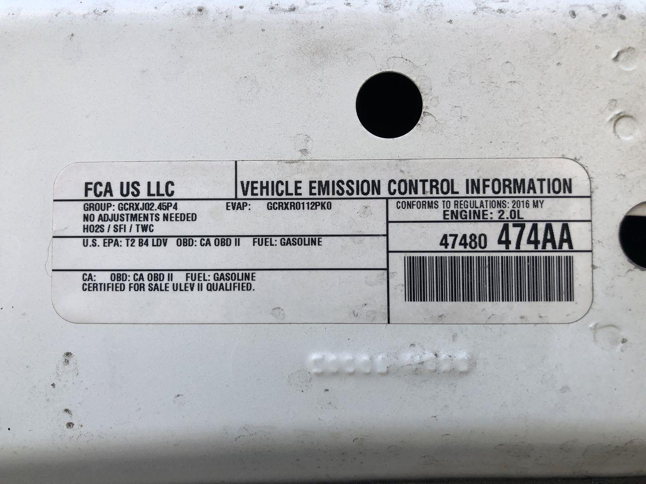 Jeep Patriot FWD 4dr Sport 2016