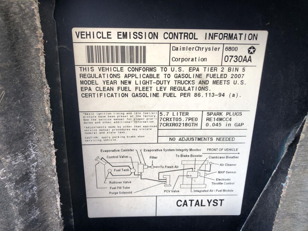 Dodge Ram 1500 4WD Quad Cab 140.5" SLT 2007