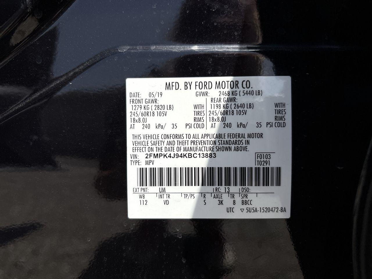Ford Edge SEL AWD 2019