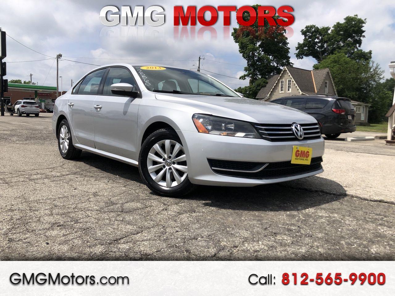 2013 Volkswagen Passat 4dr Sdn 2.5L Manual S PZEV