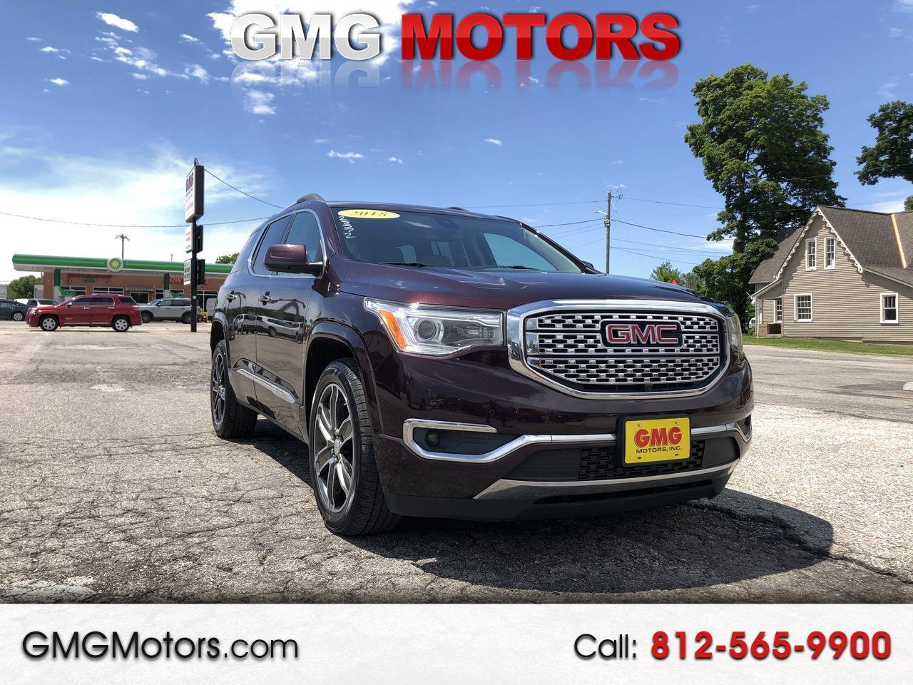 2018 GMC Acadia AWD 4dr Denali