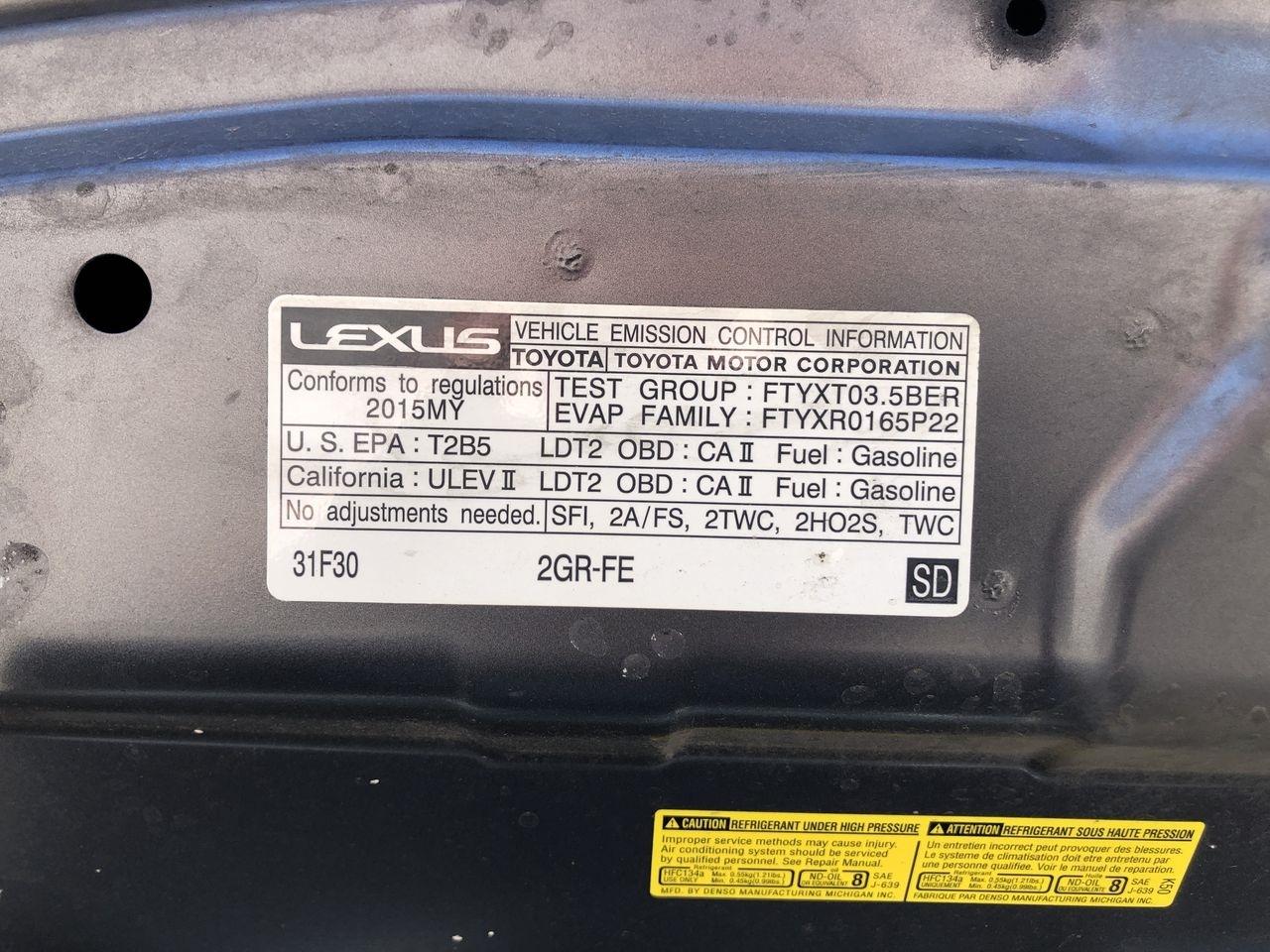 Lexus RX 350 FWD 4dr 2015