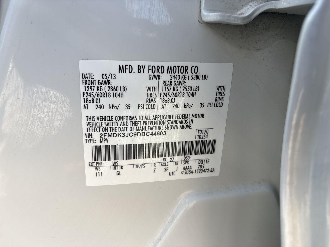Ford Edge 4dr SEL FWD 2013