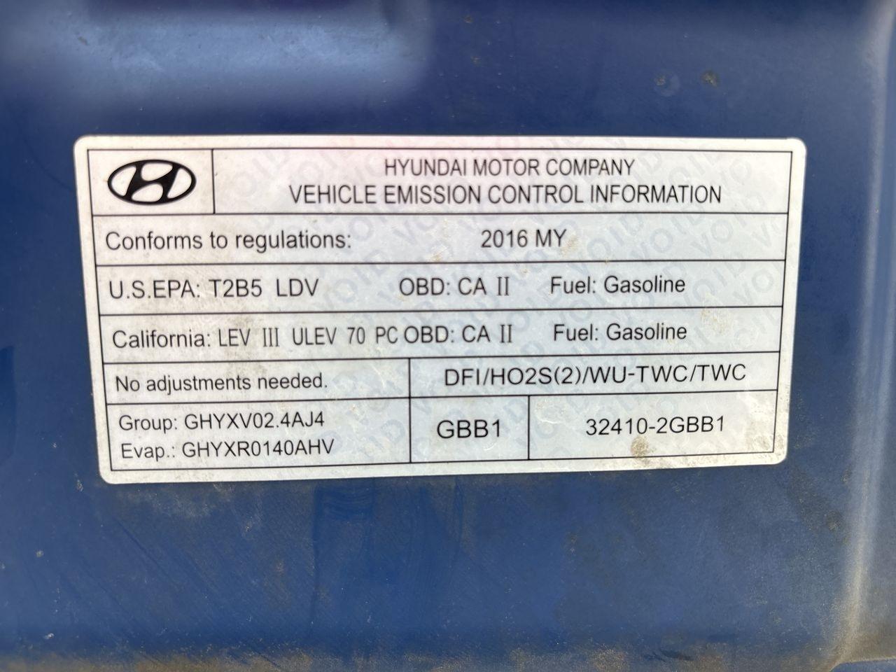 Hyundai Sonata 4dr Sdn 2.4L Sport 2016