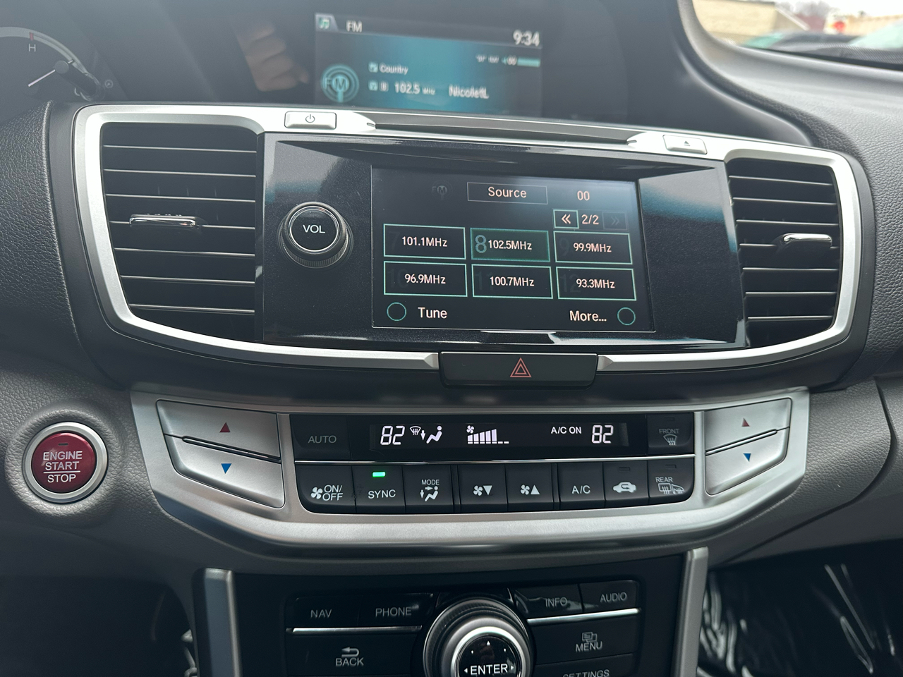 Honda Accord Sedan 4dr V6 Auto Touring 2014