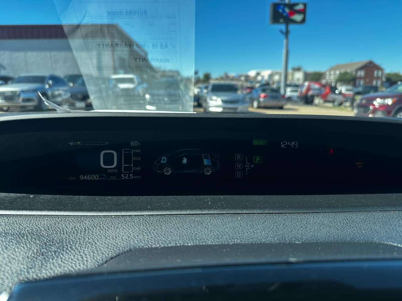 Toyota Prius 5dr HB Three Touring (Natl) 2016