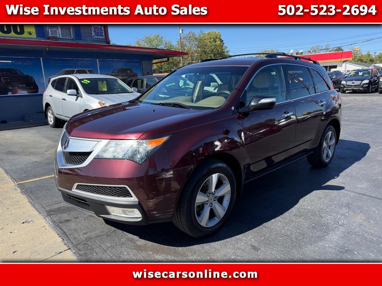 2012 Acura MDX 6-Spd AT w/Tech and Entertainment Package