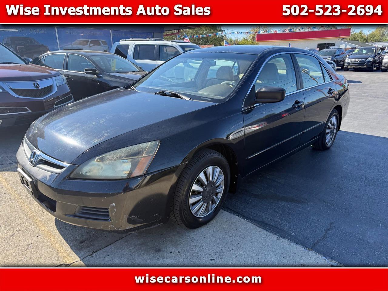 2007 Honda Accord LX sedan AT