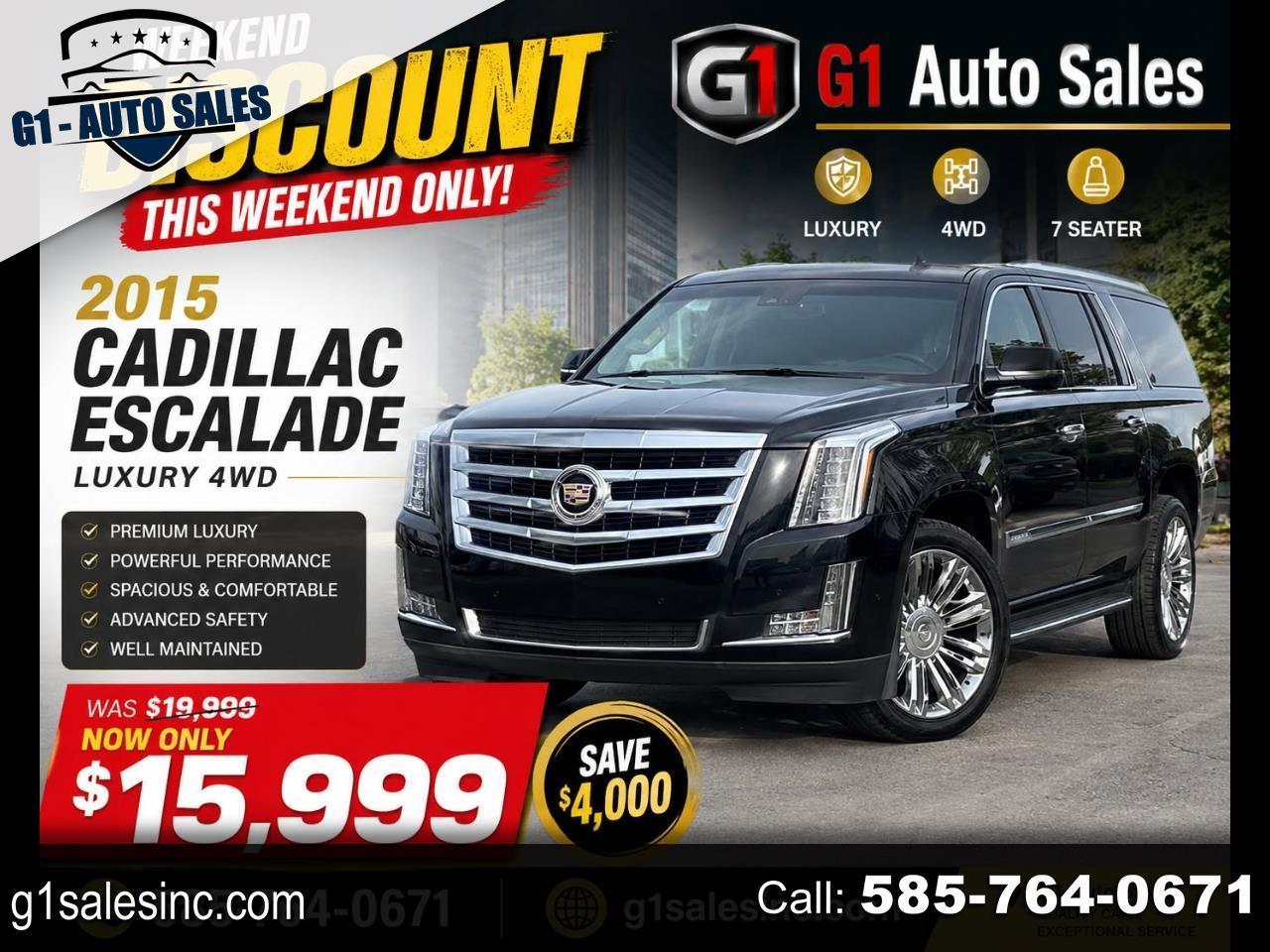 2015 Cadillac Escalade Luxury 4WD