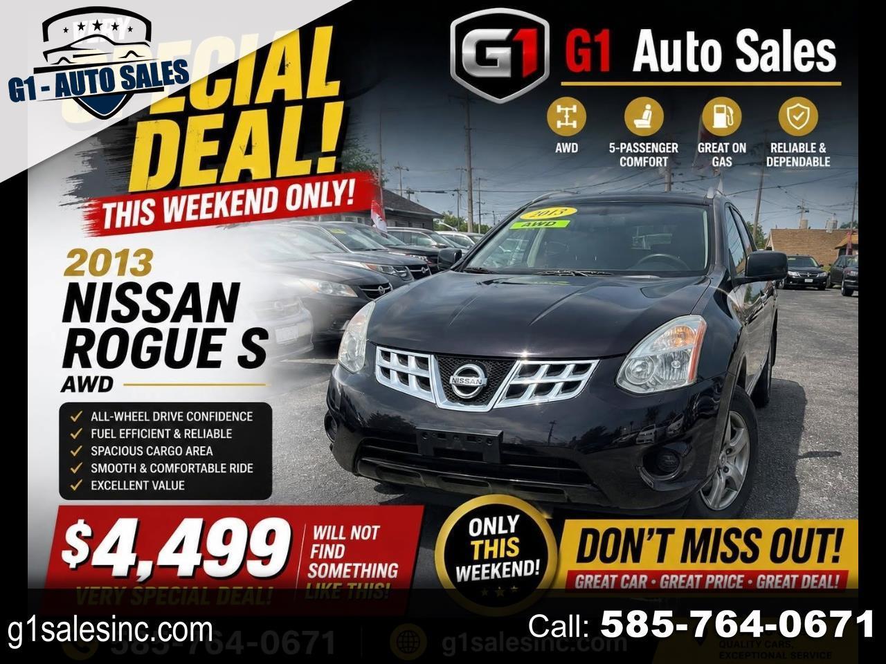 2013 Nissan Rogue S AWD