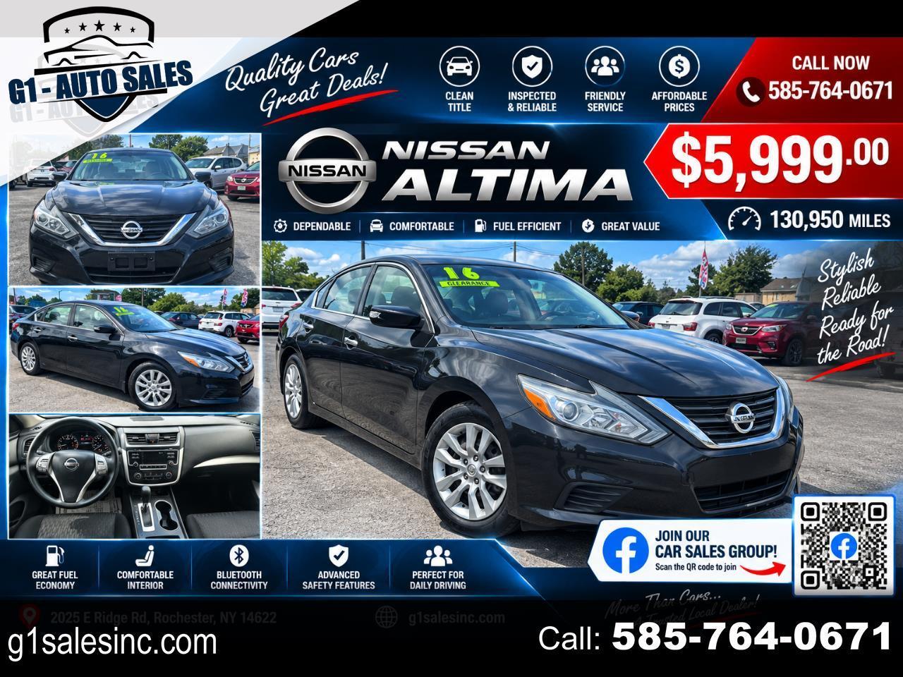 2016 Nissan Altima 2.5 SR