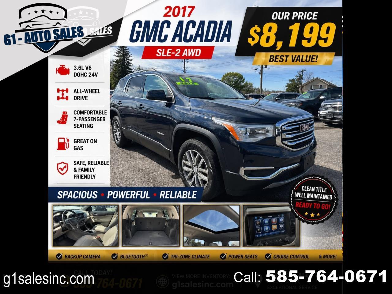 2017 GMC Acadia SLE-2 AWD