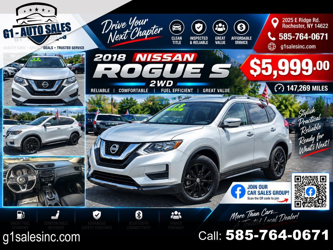 2018 Nissan Rogue S 2WD