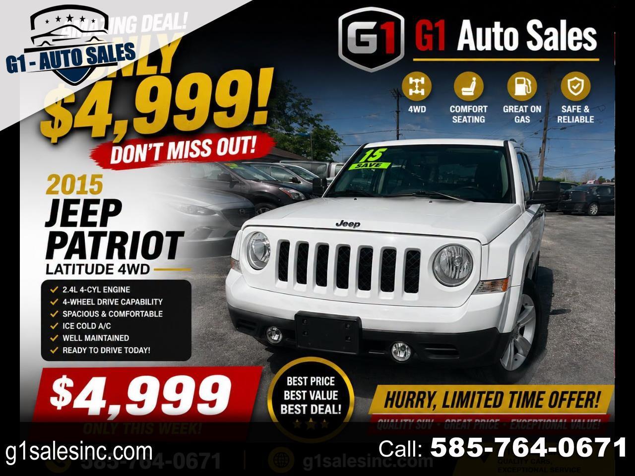 2015 Jeep Patriot Latitude 4WD