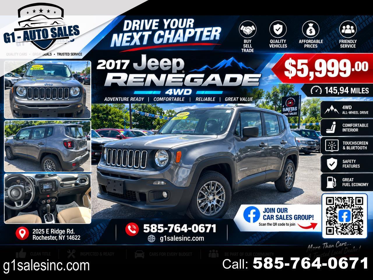 2017 Jeep Renegade Sport 4WD