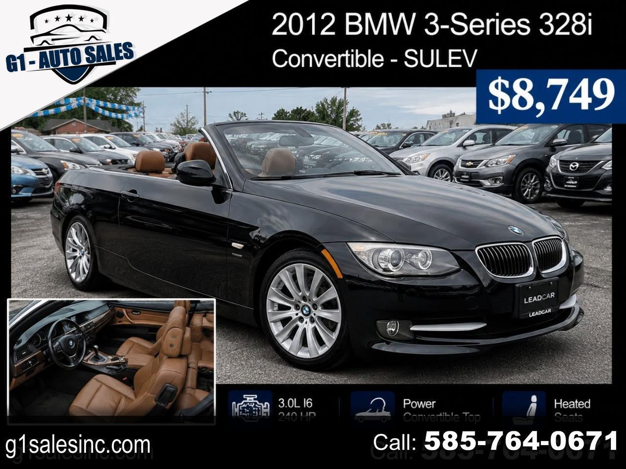 2012 BMW 3-Series 328i Convertible - SULEV