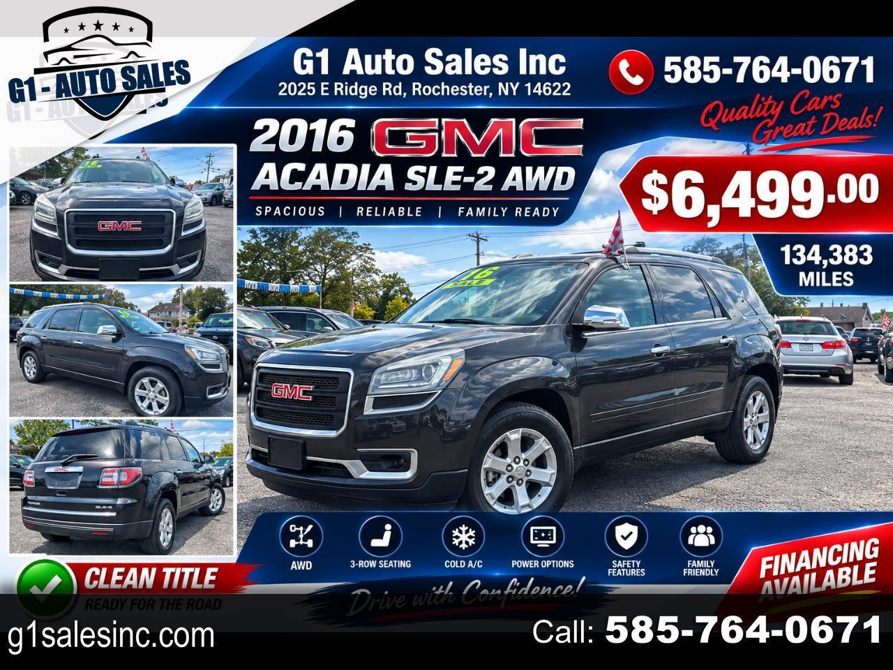 2016 GMC Acadia SLE-2 AWD