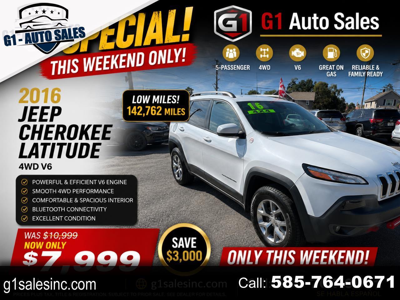 2016 Jeep Cherokee Trailhawk 4WD