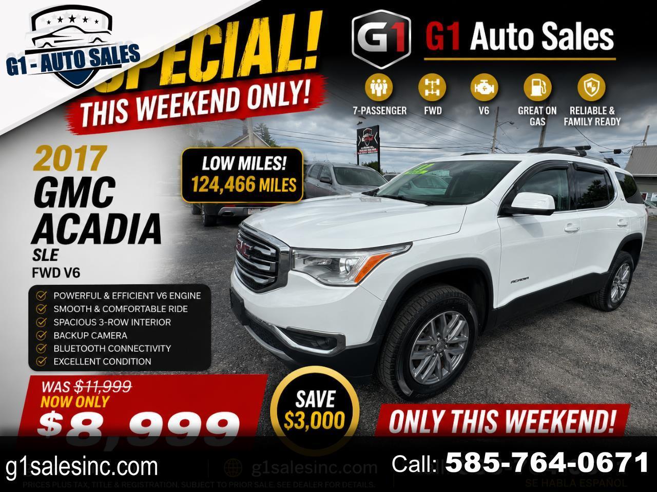 2017 GMC Acadia SLE-2 AWD