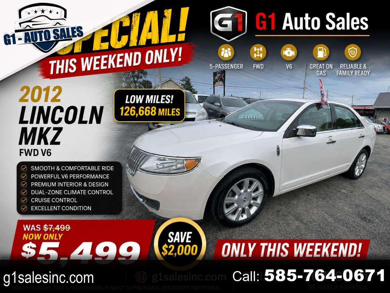 2012 Lincoln MKZ FWD
