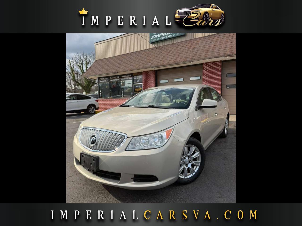 2012 Buick LaCrosse 4dr Sdn Base FWD