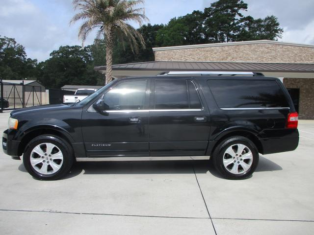 Black 2016 Ford Expedition EL Platinum SUV / Crossover 4X2 Automatic
