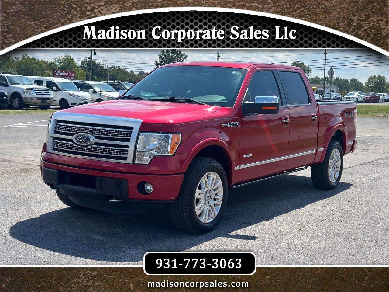 2012 Ford F-150 Platinum SuperCrew 5.5-ft. Bed 4WD