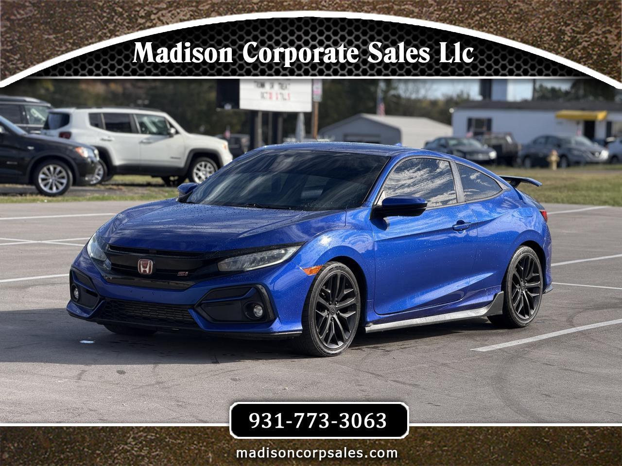2020 Honda Civic Si Coupe Manual w/Summer Tires